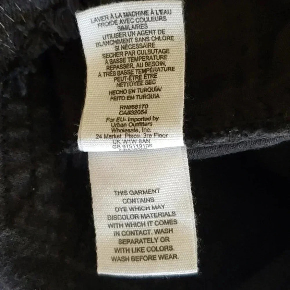 Free People A-Line Washed Black Distressed… - Picture 14 of 15